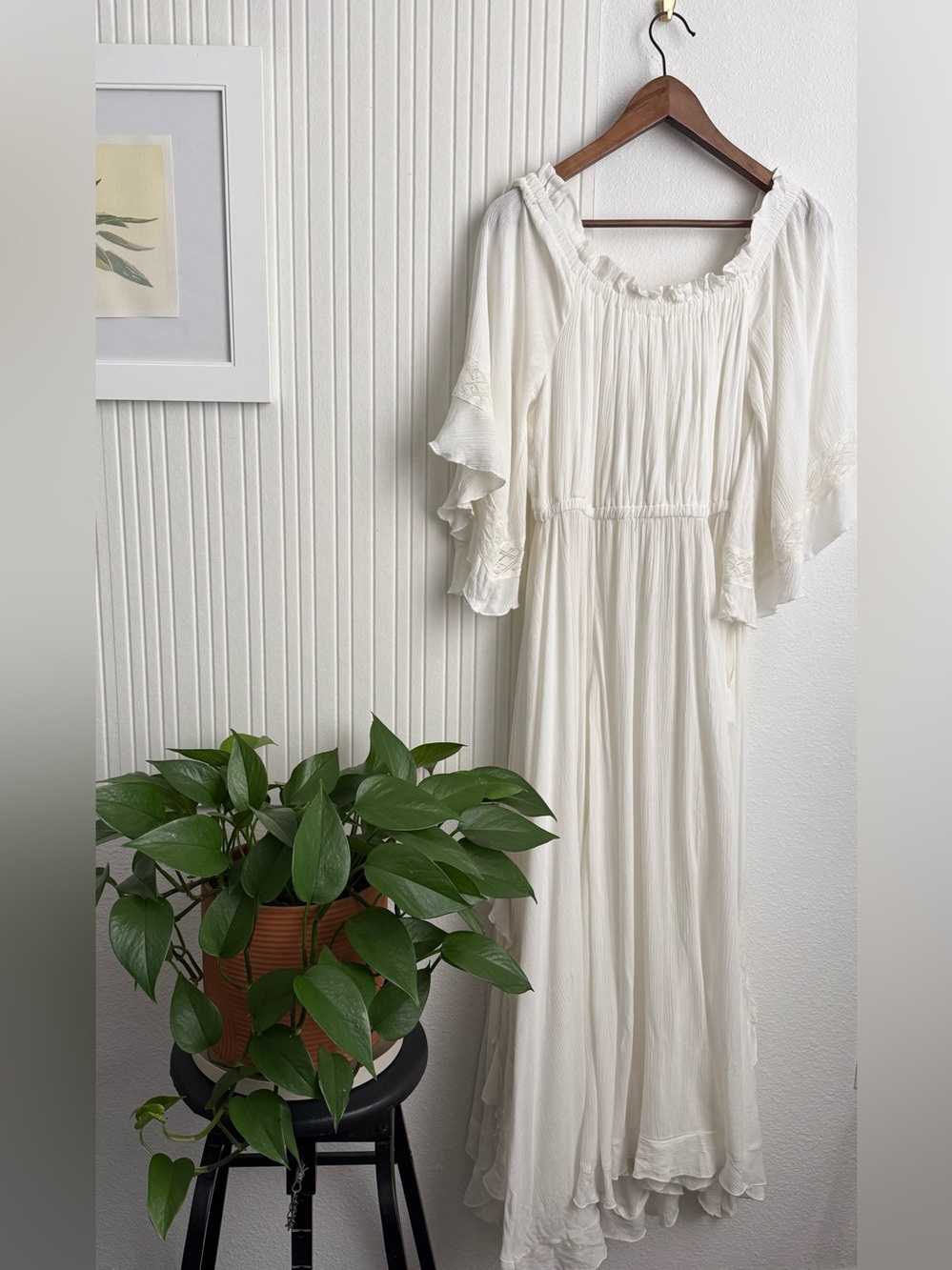 Free People Endless Summer Beach Bliss Maxi Dress with Pockets S - Picture 3 of 8